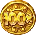 Moneda 100x de Pirots 5