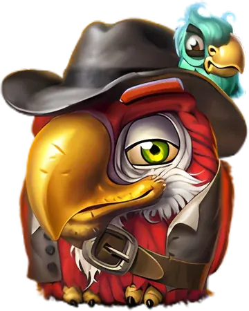 Pirots 5 Capitán Redfeather pájaro rojo